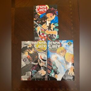 Demon Slayer Manga Volumes 1-3